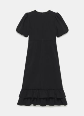 Women's Diamante Trim Midi Dress