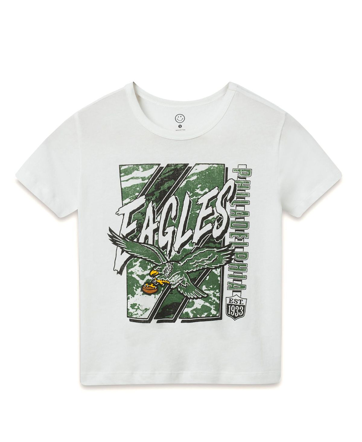 Junk Food Clothing Unisex Nfl Philadelphia Eagles Icon Tee - Little Kid, Big Kid