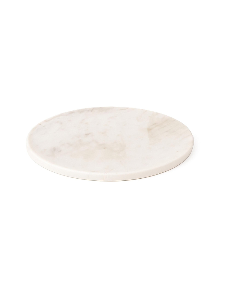 Fleck Marble Platter In Gray