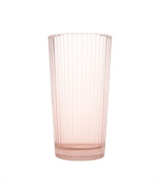  Pressed Pink Tall Glasses, Set of 4