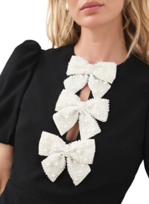 Women's Bow Detail Mini Dress