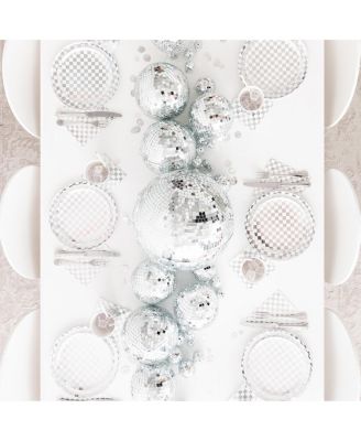 Checkered Paper Large Napkins, Set of 16