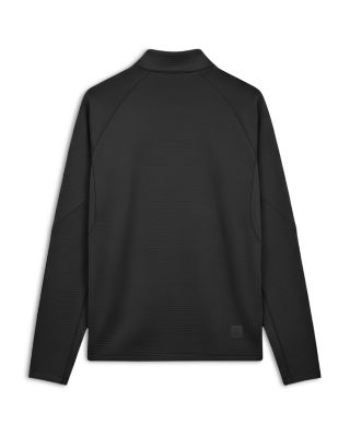 Overzip Mock Neck Sweatshirt
