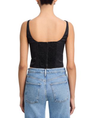 Scoop Neck Corset Top - Exclusive