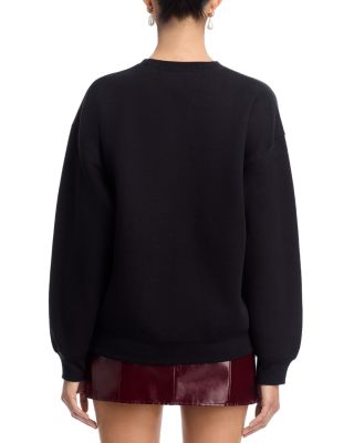 Lace Appliqu&eacute; Crewneck Sweatshirt - Exclusive