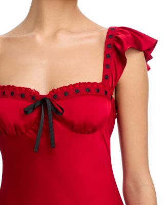 Lace Through Midi Dress - Exclusive