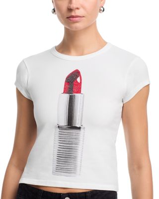  Lipstick Graphic Baby Tee