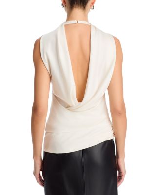 Samira Draped Neck Top - thumbnail 7