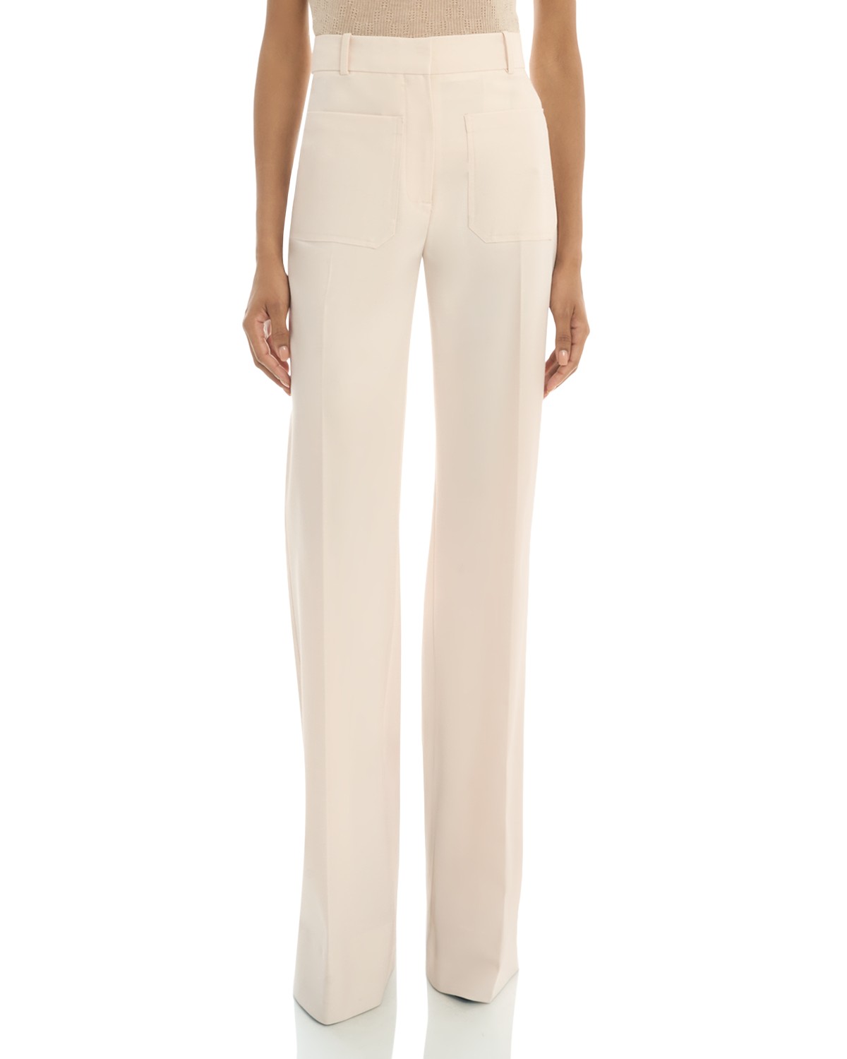 Victoria Beckham Alina Trousers in Bone
