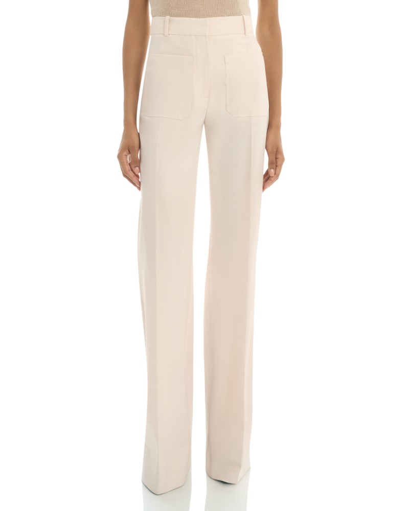 Victoria Beckham Alina Trousers in Bone