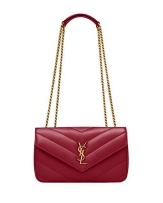 Loulou Small Bag in Matelass&eacute; Lambskin