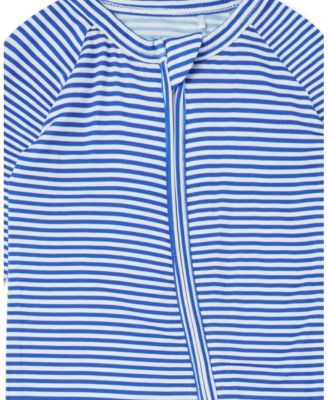  Boys' Cobalt Stripe Bamboo Sleeper - Baby