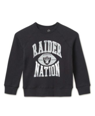 Unisex NFL Las Vegas Raiders Hot Route Raglan Fleece - Little Kid, Big Kid