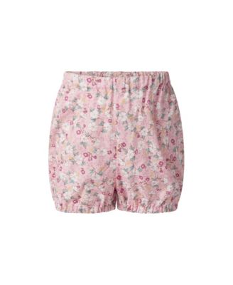 Girls' Floral Scalloped Collar Dress & Bloomers - Baby