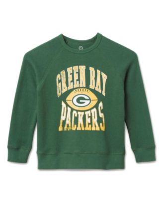 Unisex NFL Green Bay Packers Hot Route Raglan Fleece - Little Kid, Big Kid