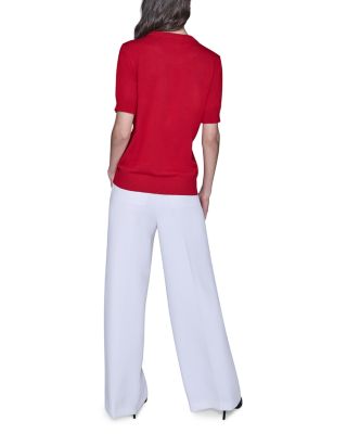 Short Sleeve Bow Sweater