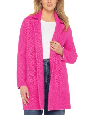 Long Sleeve Open Front Sweater Coat
