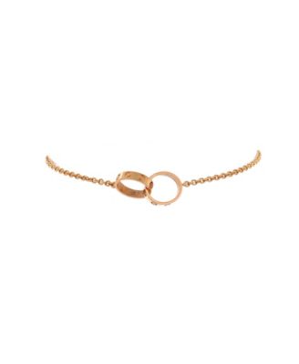  Love Interlocking Bracelet 18K Rose Gold