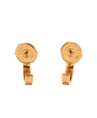  Small Love Hoop Earrings 18K Rose Gold