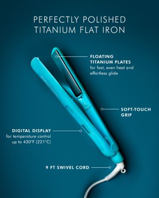 Perfectly Polished Titanium Flat Iron