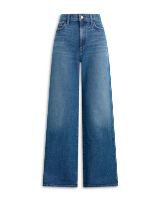 Petites The Mia Wide Leg Jeans in Zeal