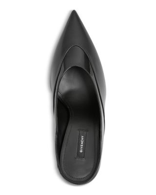 Women's Spiky Pointed Mule Pumps