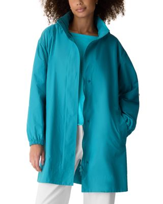 Stand Collar Long Coat