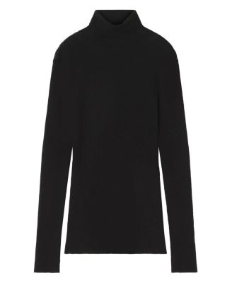  Turtleneck Sweater in Merino Wool and Silk