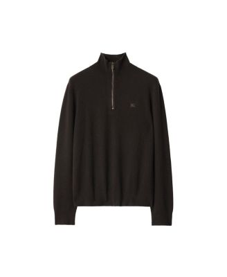 Cashmere Blend Quarter Zip Sweater