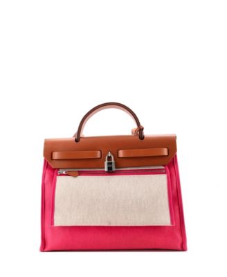 31 Herbag Zip Berline Vache Canvas and Leather