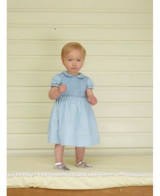  Girls' Bow Smocked Dress and Bloomers - Baby