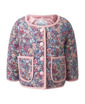 Girls' Floral Quilted Jacket - Baby