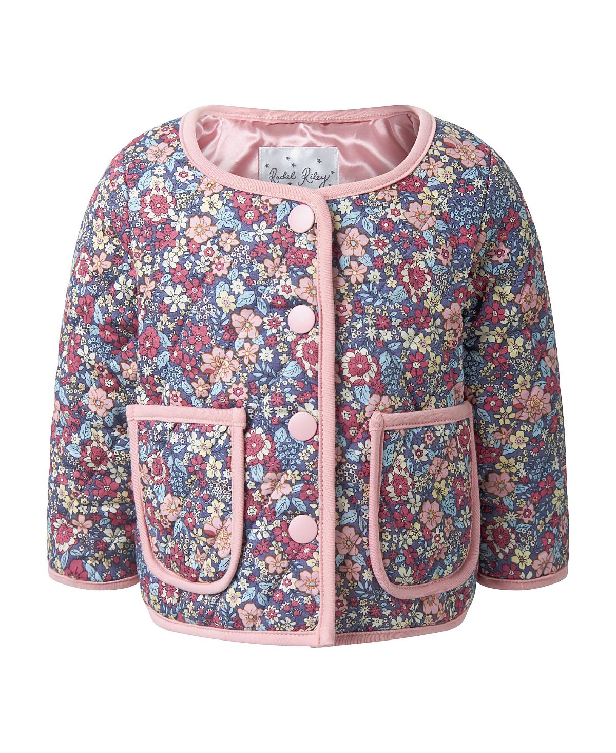 Rachel Riley Girls' Floral Quilted Jacket - Baby