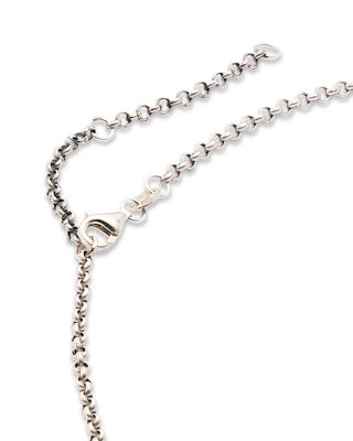 Men's Triple Charm Pendant Necklace, 18.11"-20.47"