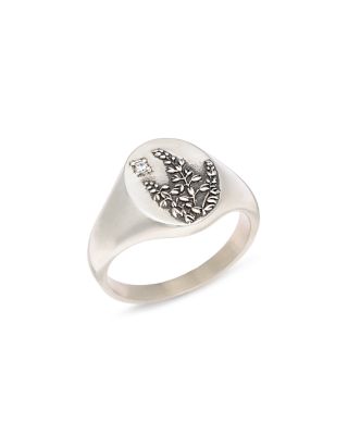 Men's Heather Signet Ring