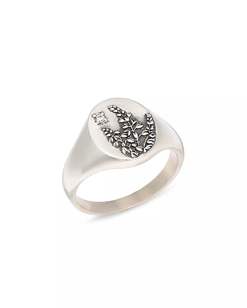 Serge DeNimes Men's Heather Signet Ring
