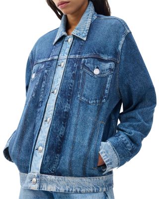 Miramar Combo Terry Oversized Trucker Jacket