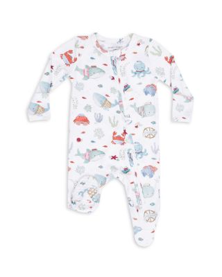 Boys' Sailor Sea Creatures 2 Way Zipper Footie - Baby 