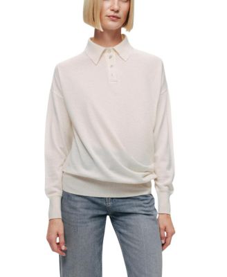  Relaxed Polo Knit Sweater