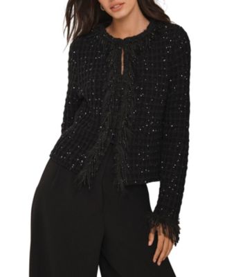 Mint Velvet Women's Sequin Embellished Jacket