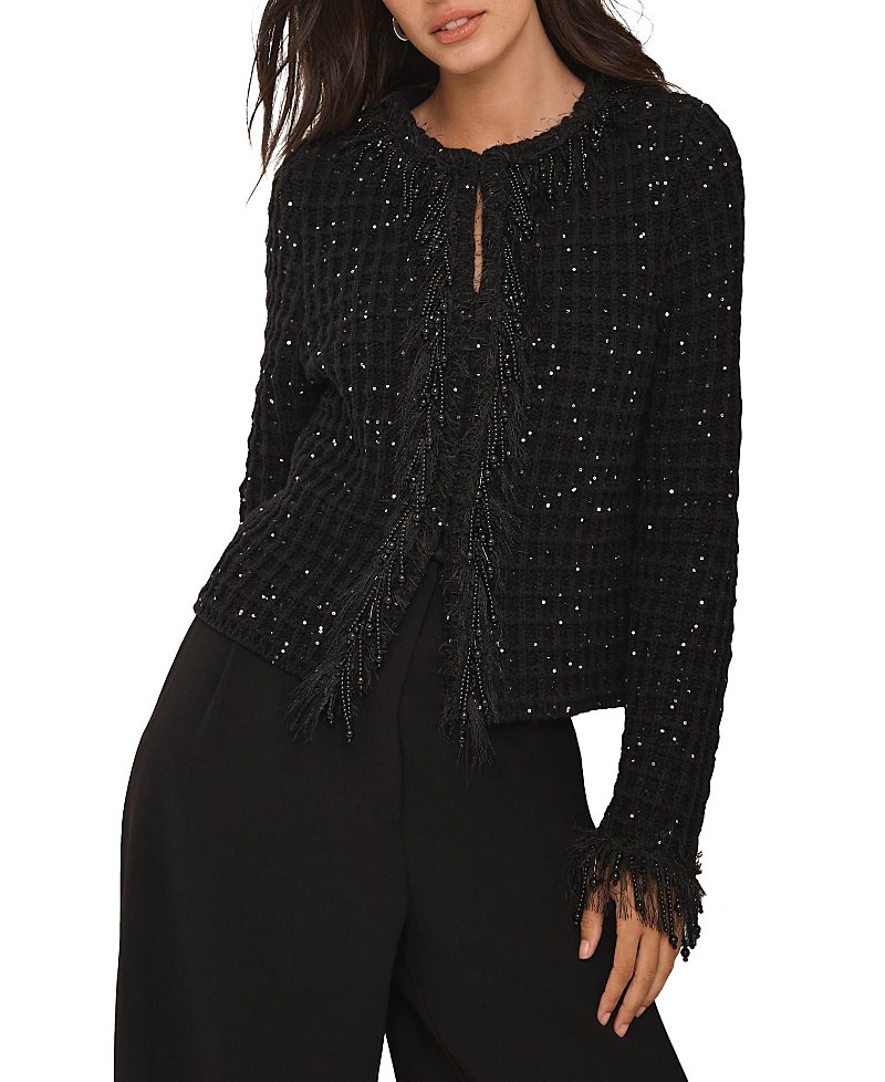 Mint Velvet Women's Sequin Embellished Jacket
