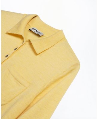  Relaxed Polo Knit Sweater