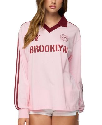 Brooklyn Contrast Oversized Rugby Shirt