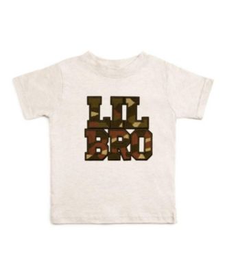 Boys' Lil Bro Camo Patch Short Sleeve T-Shirt - Baby, Little Kid