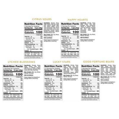 Assorted 5 Piece Candy Cube Kit 