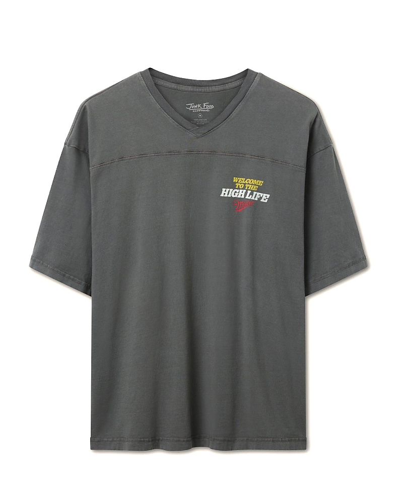 Junk Food Clothing Unisex Welcome to the High Life Hockey Tee