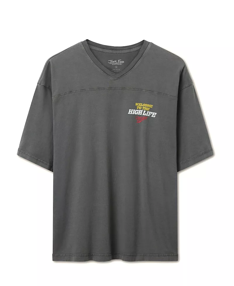 Junk Food Clothing Unisex Welcome to the High Life Hockey Tee