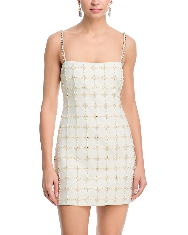 Cinq a Sept Pearl Crystal Iris Dress