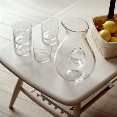 Gio Small 13 oz. Clear Tumbler, Set of 4