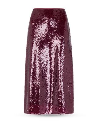 Sequin Midi Skirt